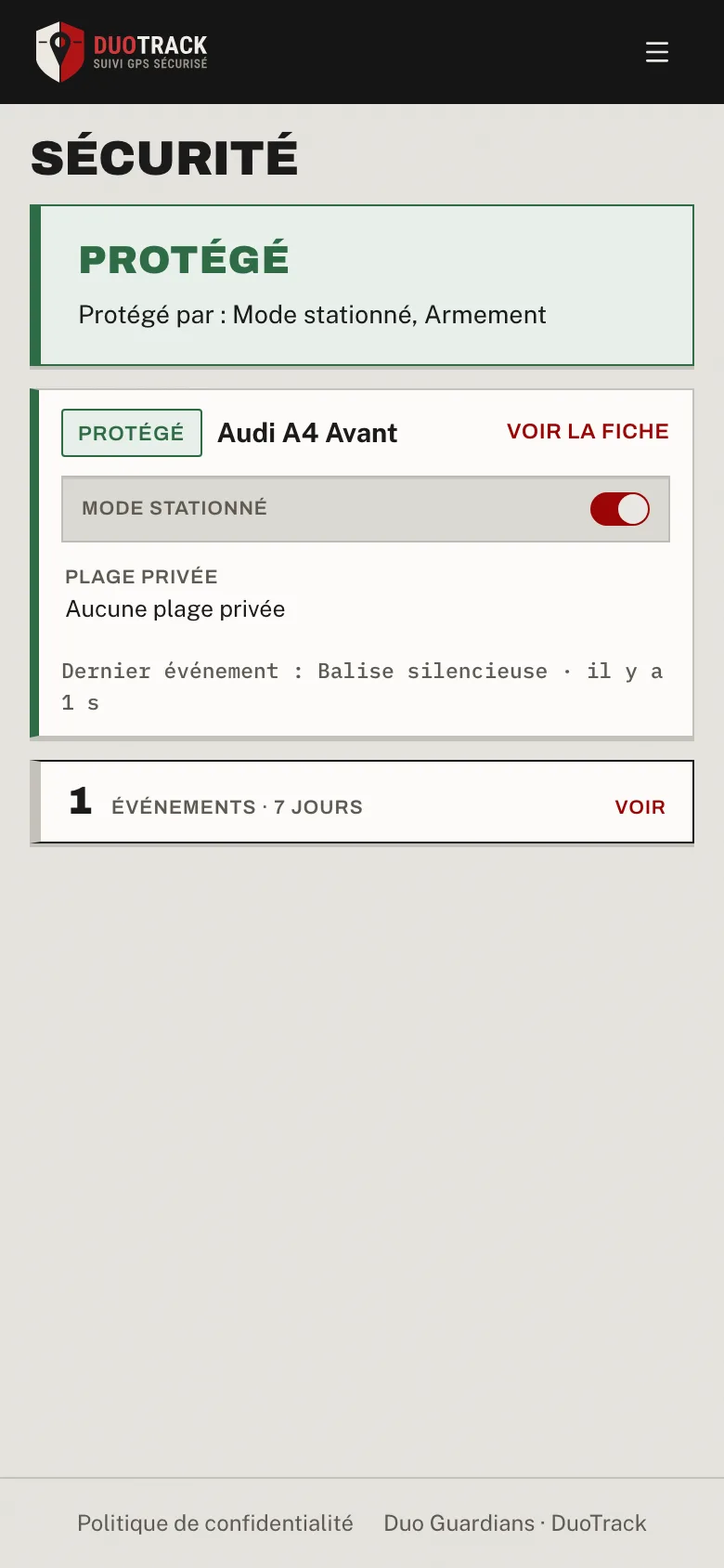 Sécurité